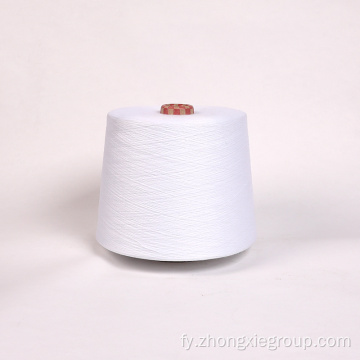 100% 21/1 Polyester White Spun Yarn